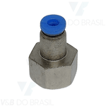Conexão Engate Rápido Fêmea (Metal) 04mm X 1/4