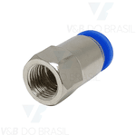 Conexão Engate Rápido Fêmea (Metal) 10mm X 1/4