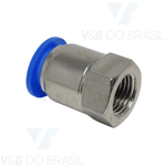 Conexão Engate Rápido Fêmea (Metal) 12mm X 1/4