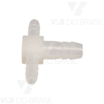Tee de Plastico 1,6mm X 1,6mm X 3,3mm