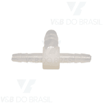 Tee de Plastico 1,6mm X 1,6mm X 3,3mm