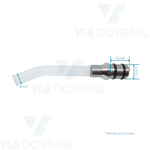 Ponteira Fibra Ótica Branca Fotopolimerizador Nsk 12x15mm