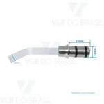 Ponteira Fibra Ótica para Fotopolimerizador Branca 12x21mm