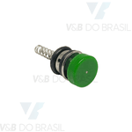 BotÃO Seringa TrÍPlice Premium/Reta Verde