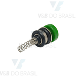 BotÃO Seringa TrÍPlice Premium/Reta Verde