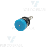 BotÃO Seringa TrÍPlice Premium/Reta Azul