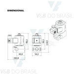 Válvula Bobina 30w 220/240v Rosca Fêmea 1/2 Thermoval 11858