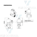 Válvula Bobina 30w 220/240v Rosca Fêmea 1 Thermoval 14689