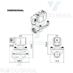 Válvula Bobina 14w 220/240v Rosca Fêmea 1 Thermoval 14734