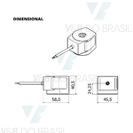 Bobina Solenóide 30w 110/127v Thermoval 17212
