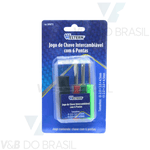 Jogo de Chave Intercambiável com 6 Pontas
