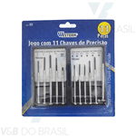Jogo com 11 Chaves de Precisão