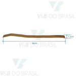 Fita Adesiva de Teflon para Maquinas Seladoras 30x1,5cm
