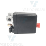 Pressostato Bipolar de Botão 80/120 Psi 1/4