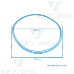 Anel Silicone Vedação Autoclave 54l Compatível Cristófoli
