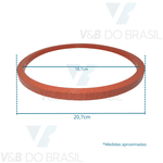 Anel Vedação Autoclave 12l Mk3000 Odontobrás/biodont