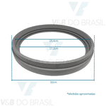 Anel Silicone Vedação Autoclave 30/40/50l Larga Stermax