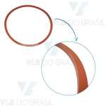 Anel Vedação Autoclave 65l Quadrada Odontobrás/biodont