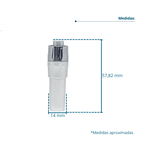Terminal Triplo Borden Mangueira Tripla Compatível Gnatus