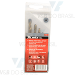 Jogo de 5 Brocas de Aço Rápido Hss Profissional