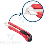 Estilete Profissional com Lâmina Retrátil de 18mm