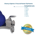 Chave Ferramenta para Aperto e Troca da Ponta Tip/inserto