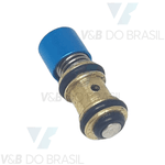 Botão Anodizado Seringa Tríplice Azul Modelo Novo Dabi