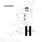 Torno/ Morsa de Bancada em Aço 3