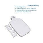 Kit Bandeja Coluna Giratória Multimarcas