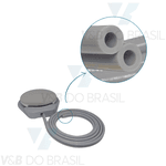 Pedal Odontológico Comando Progressivo Pneumático+ Mangueira