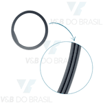 Anel Silicone Vedação Fino Compatível Modelo Box 21l Stermax
