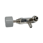 Registro de Água para Cuspideira 1 Mangueira sem Porca e 1 com Porca 3/16 (Com Knob) - Modelo Gnatus