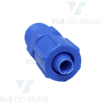 Conexão Reta Macho Abs 8mm X 1/4