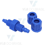Conexão União Reta Abs (Com Porcas) 6mm