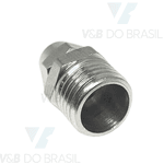 Conexão Reta Macho Metal 6mm X 1/4