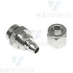 Conexão Reta Macho Metal 8mm X 1/4