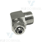 Conexão Cotovelo Macho Metal 6mm X 1/4