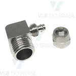 Conexão Cotovelo Macho Metal 6mm X 1/4