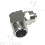 Conexão Cotovelo Macho Metal 8mm X 1/4