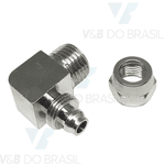 Conexão Cotovelo Macho Metal 8mm X 1/4
