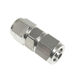 Conexão União Reta Metal (Com Porcas) 6mm
