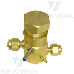 Válvula Reguladora de Ar 2 Níples (2,7/1,6mm) Gnatus