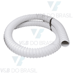 Mangueira Sanfonada Branco Gelo 1