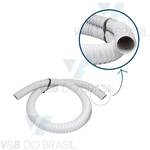 Mangueira Sanfonada Branco Gelo 1
