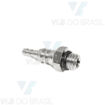 Conexão/niple N10 32unf P/ Mang 1,2/1,6mm e 3,3/3,6mm C/anel