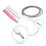 Caneta de Ultrassom Odontológica Capa Silicone Branco/rosa