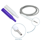 Caneta de Ultrassom Odontológica Capa Silicone Branco/roxo
