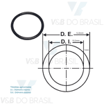 Anel Oring Micromotor 10,5x1mm Compatível Kavo