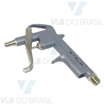 Pistola de Ar Comprimido para Limpeza em Alumínio 1/4