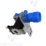 Válvula Solenoide de Água 220v Conexão em L com Suporte